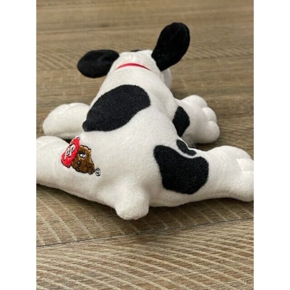 Pound Puppies Plush white & black 1988 Dog Stuffed Animal Vintage Tonka Puppy - Picture 3 of 4